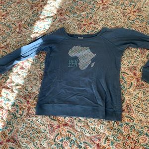 Africa themed sweathshirt